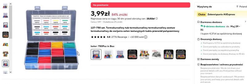 Izolacja - ważny element nawet w konstrukcjach DiY. Zestaw podręczny w pudełku.