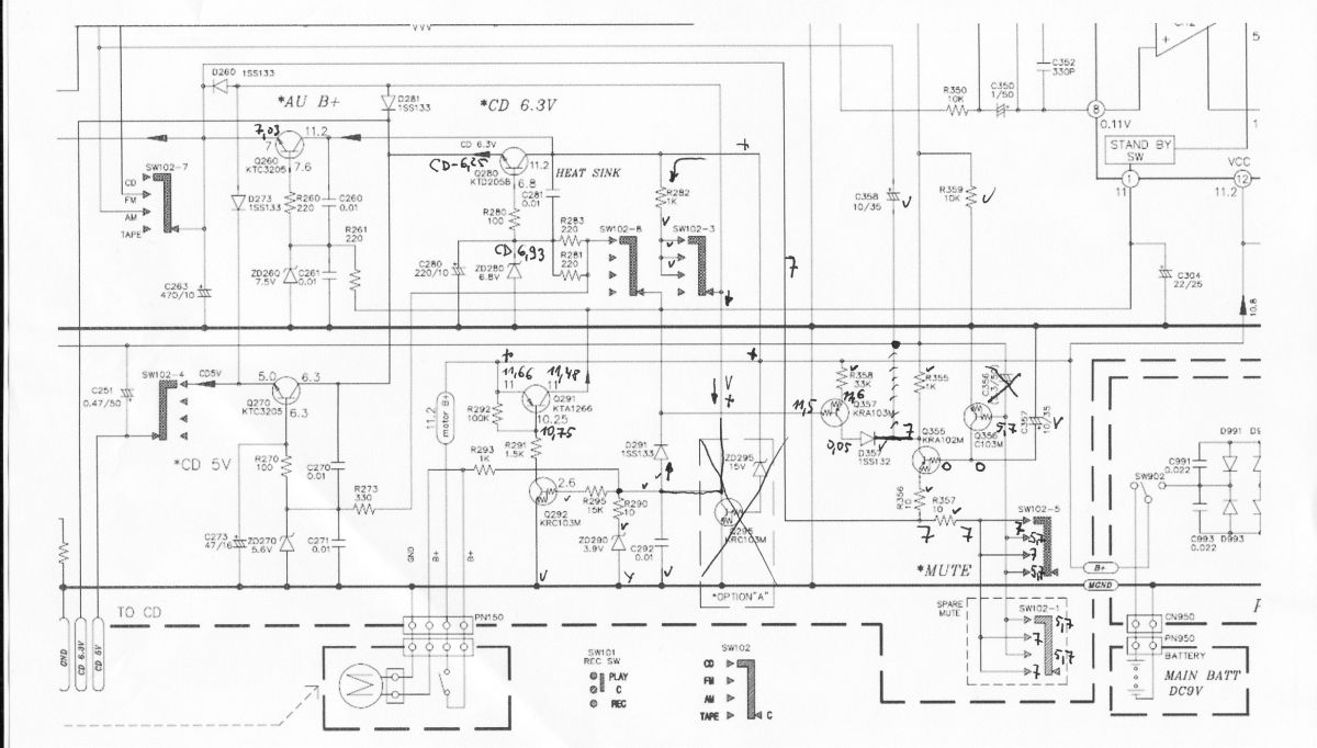 Lg cd 372ax схема