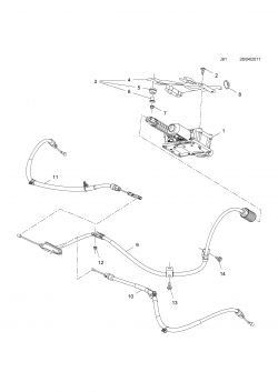 Zamienniki serwomechanizmu hamulca elektrycznego Zafira C 2017 - numery części
