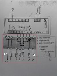 Projekt PCB do schematu w czerwonej ramce – minimalne wymiary, grube ścieżki