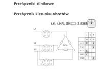 Podłączenie silnika 0.75kW 3-fazowego do wiertarki WS – układ gwiazda, przełącznik 1-0-1