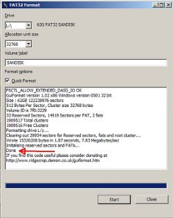 Convert Samsung EVO+ 4K 64GB SDXC Card from exFAT to FAT32 for Camera Compatibility