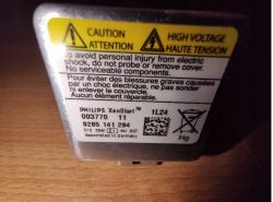 Volvo v 50 - Odczyt daty produkcji żarnik D1s Philips