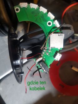 Jak przylutować odlutowany czerwony kabel w słuchawkach xmusic?