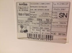 Amica ACZ3802ZP - działa lodówka, zamrażarka nie działa