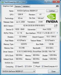 Acer Extensa 7630G - Czy można wymienić kartę graficzną z 256 MB na 512 MB?