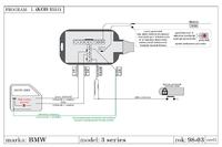 BMW E46 2002 - lokalizacja przewodów do podłączenia alarmu SEO