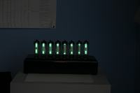 Wskaźnik wysterowania na ośmiu lampach EM84