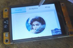 ESP32-2432S028R with Touchscreen TFT Display ESP32-2432S028R board with TFT display and stylus