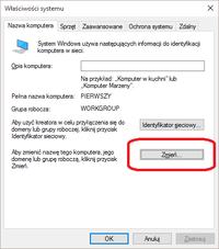 Jak zmienić nazwę sieci przewodowej Ethernet w Windows 10?