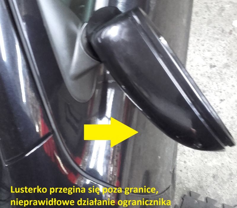 Skoda Octavia 2 i Super B - Poradnik-naprawa uszkodzonego zamykania lusterka
