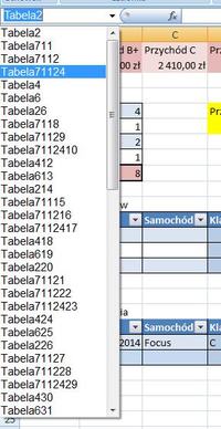 Excel - Lista "zbiorcza" składająca się z list z wielu arkuszy