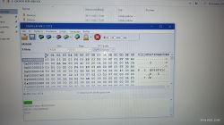 Okno programu CH341a IK-MR 2.1.0.13 z odczytanym wsadem pamięci EEPROM 95080