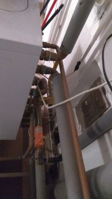 Wyciek z instalacji CO kocioł Vaillant naczynie wzbiorcze