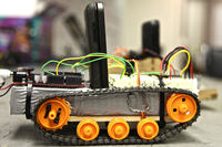 Tankboot robot sterowany HTC G1 z sytemem Android