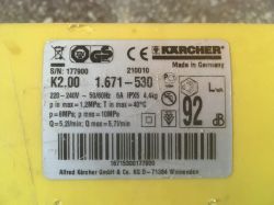 Karcher K2.0 włącza się i wyłącza naprzemiennie. Z lancy przyciskiem działa. Karcher K2.0 włącza się i wyłącza naprzemiennie. Z lancy przyciskiem działa.