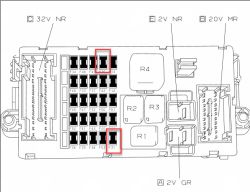 Citroen Jumper 2009 kamera cofania nie włącza ekranu, bezpiecznik S31 OK
