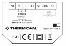 Listwa Salus KL06 => zmiana termostatów ściennych z Panasonic VIKO na inne