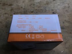 HY609-WE Thermostat Packaging HY609-WE thermostat packaging with technical information