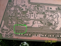 Printing with a laser printer on a PCB laminate