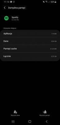 Spotify- jak usunąć zbędne dane nie usuwając playlist? Przyczyna dużego zużycia miejsca
