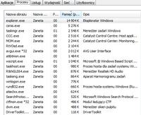 Windows 7 64-bit - wzrost zużycia RAM po uruchomieniu systemu
