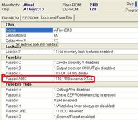 Konfiguracja Bascoma pod Attiny2313