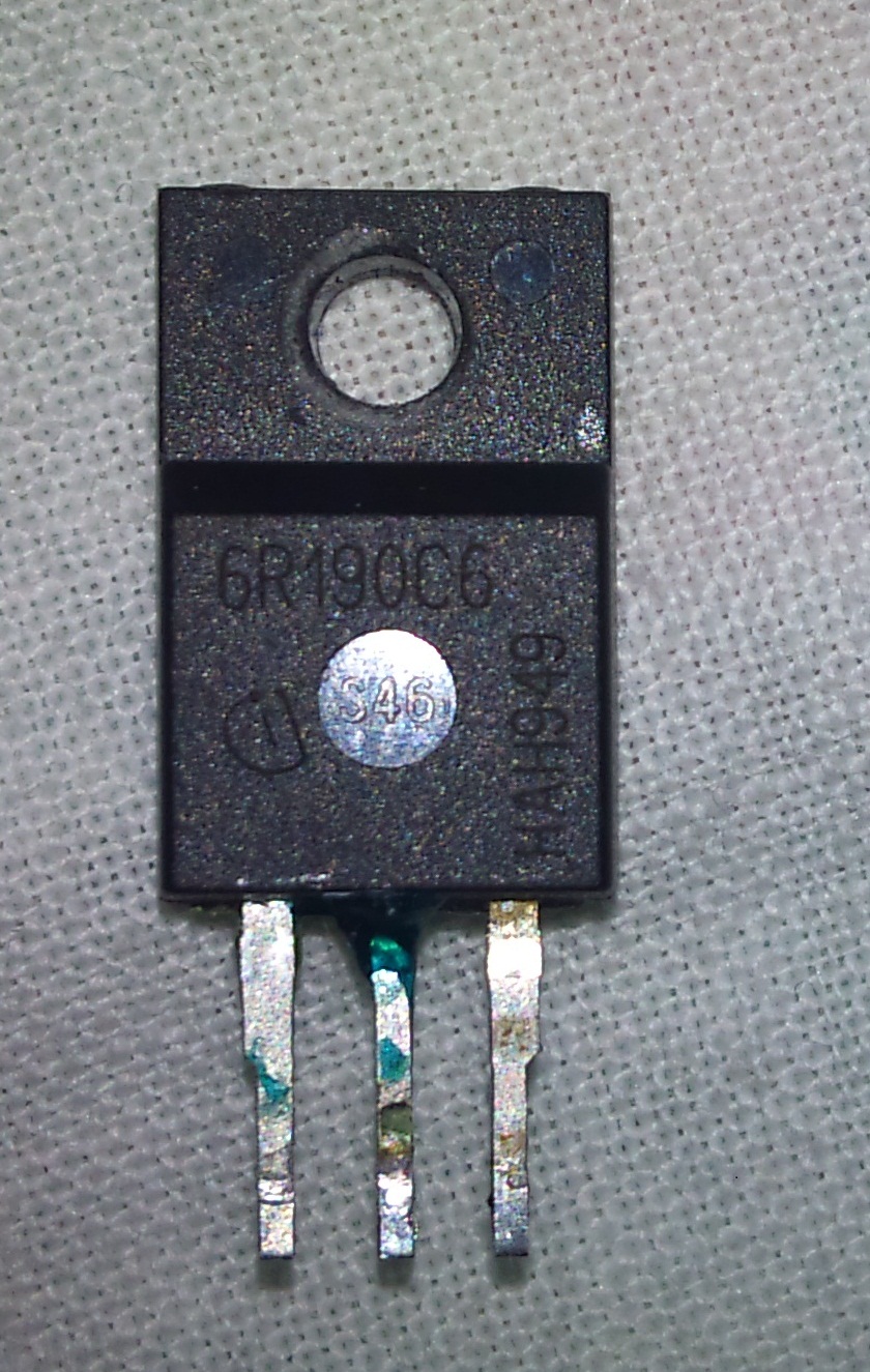 Jaki zamiennik tranzystora 6R190C6? - elektroda.pl