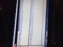 Ekran diagnostyczny z kodem błędu P2244 dotyczącym sondy lambda Peugeot 3008.
