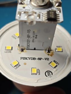 £1 Re-Use smart bulb finds: IKEA Tradfri LED2003G1, Ener-J SHA5262, unbranded PIR, Yichip YC1166 BT