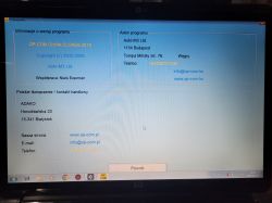 Computer screen displaying information about the OP-COM CHINA CLONES 2010 software.