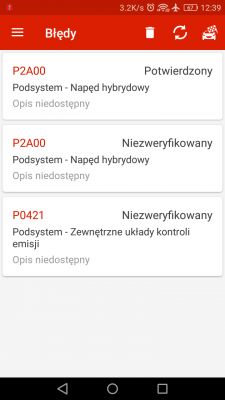 Kontrolka UREA i błędy P2A00, P0421 w Citroen C4 Picasso 2014