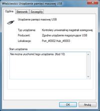 Hitachi Z7K320-320 - Nie rozkręca się dysk po podłączeniu (no spin up)