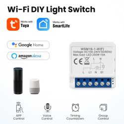 [BK7231N / CBU] Generic Tuya 4-Port Wifi Smart Switch WSM16-4