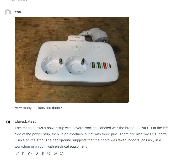 LDNIO Power Strip with Two Sockets Power strip with two electrical sockets and LDNIO logo.