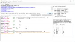 TuyaMCU Explorer/Analyzer with Captured Data Packets TuyaMCU Explorer/Analyzer window displaying captured data packets.