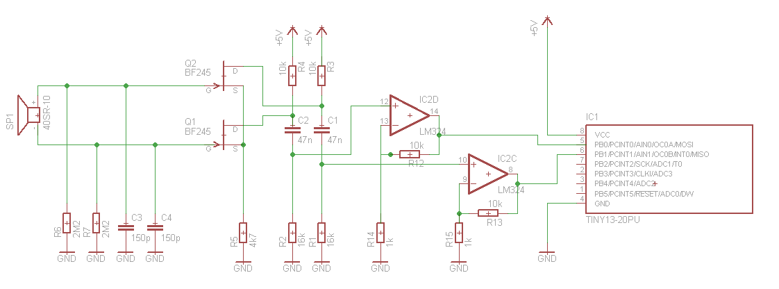 [Attiny13][ASM]Układ na wzmacniaczu operacyjnym