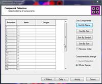 Eagle - projekt płytki z elementami na planie koła