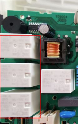 Bosch SRV55T13EU/44 - uszkodzony ULN2003AFWG i przekaźniki w zmywarce - jak naprawić?