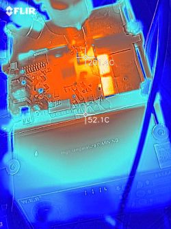 Test Cat S61 - zdjęcia termowizyjne oporników i grotu lutownicy