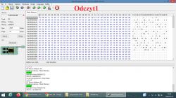 Zrzut ekranu programu NeoProgrammer pokazującego odczyt pamięci EEPROM 24c16.