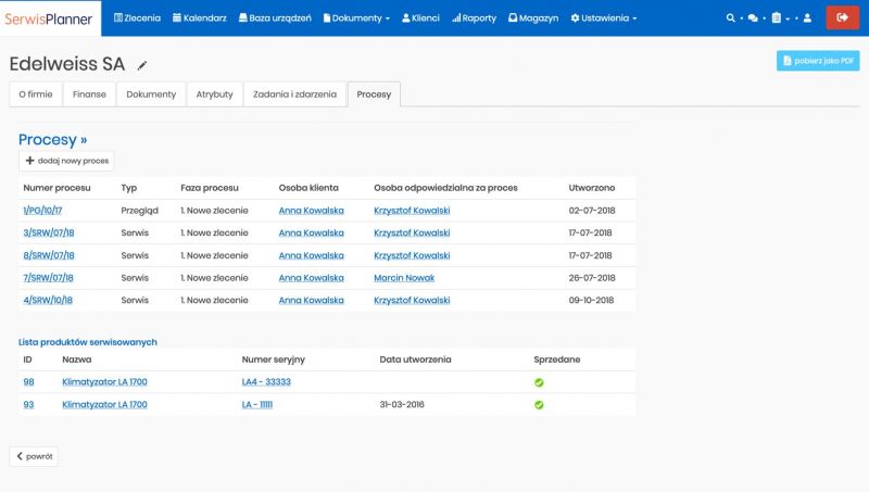 Serwis Planner. Recenzja programu do serwisu