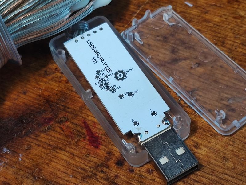 LED Control PCB Module LH05-MICIR-V125 LH05-MICIR-V125 PCB module on a wooden surface