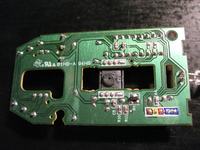 Zasilanie PS2 myszki Logitech M-SBF96-oznaczenia pinów zasilania.