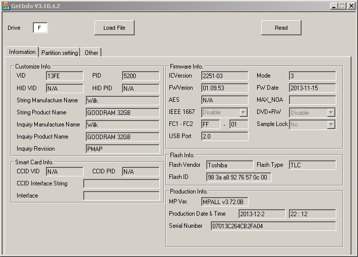 dane elec usb write protected