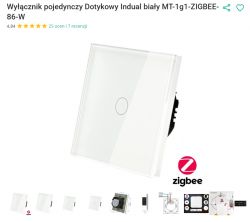 Smart włącznik Zigbee dopuszkowy - Home Assistant, parowanie, wnętrze