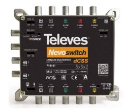 Konfiguracja instalacji TV-SAT dla 6 gniazd z dekoderami Cyfrowego Polsatu