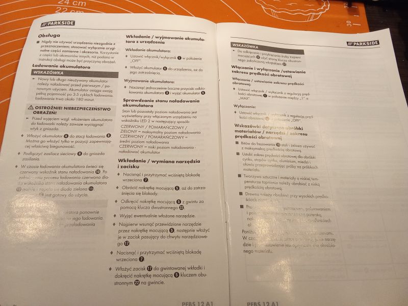Akumulatorowa szlifierka Parkside PFBS12A1 12V z Lidla - test i recenzja