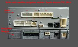 Toyota Avensis T27 i radio Junsen X7 Pro. Kamera cofania - podłączenie.