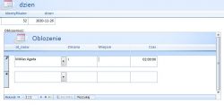 Ms Access uzupełnianie powtarzającej się listy w podformularzu